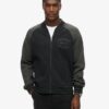 College Graphic Jersey Bomber Jacket College Graphic Jersey Bomber Jacket