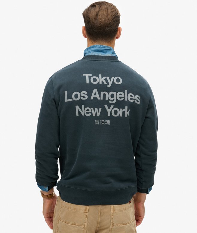 Core Logo City Loose Crew-Sweatshirt Core Logo City Loose Crew-Sweatshirt