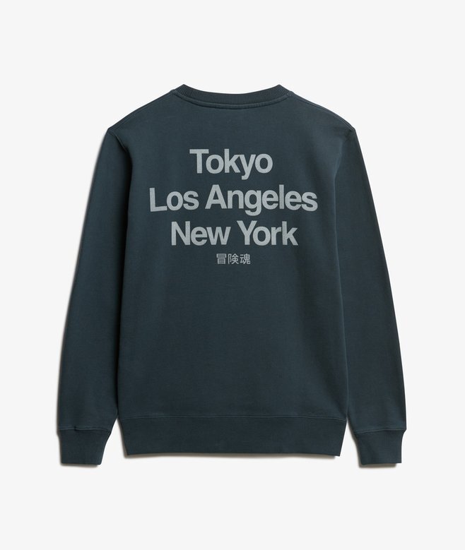 Core Logo City Loose Crew-Sweatshirt Core Logo City Loose Crew-Sweatshirt