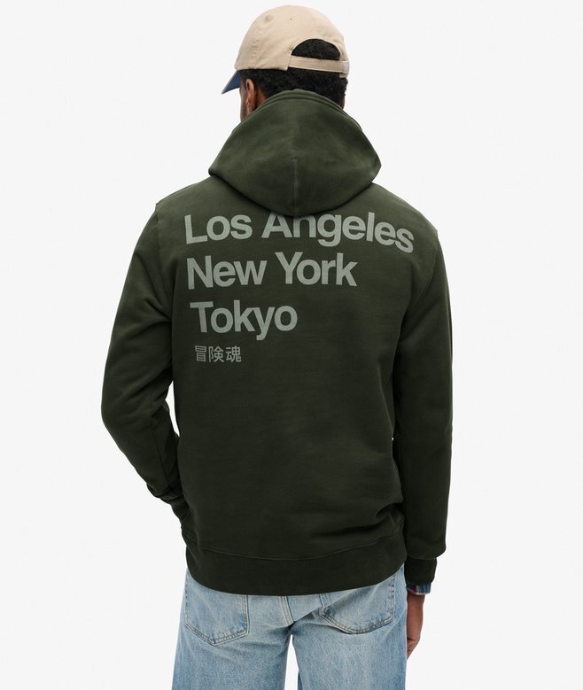 Core Logo City Loose Fit Hoodie Core Logo City Loose Fit Hoodie