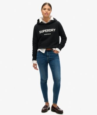 Core Sport Crop Box Hoodie