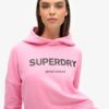 Core Sport Crop Box Hoodie