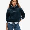 Country Club Velour Loose Hoodie