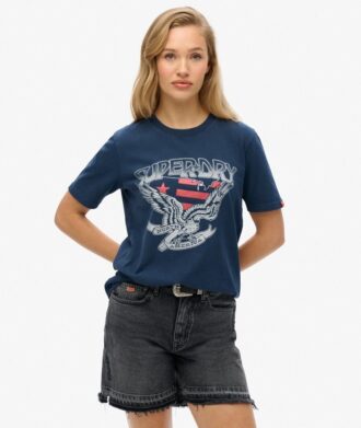 Dekorerad Varsity Relaxed T-shirt