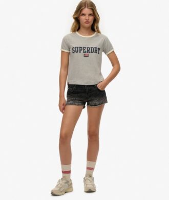 Denim-shorts