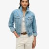 Denimjacka med dekorationer Denimjacka med dekorationer