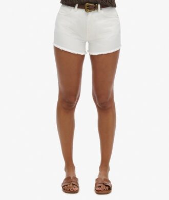 Denimshorts med hög midja Denimshorts med hög midja