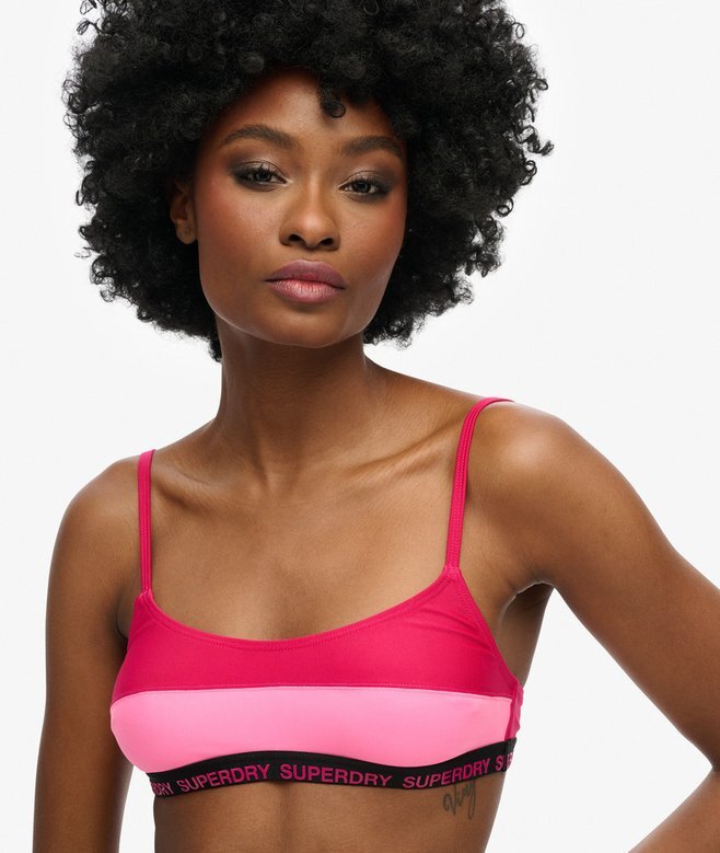Elastisk bralette-bikinitopp Elastisk bralette-bikinitopp