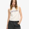 Embellished Archive Fitted Tank Top Embellished Archive Fitted Tank Top