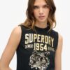 Embellished Archive Fitted Tank Top
