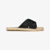 Espadrille-sandaler med korsade remmar Espadrille-sandaler med korsade remmar