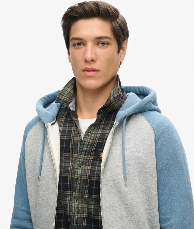 Essential Baseball Zip Hoodie Essential Baseball Zip Hoodie