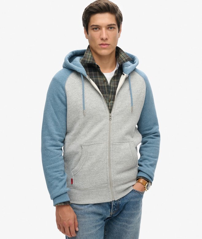 Essential Baseball Zip Hoodie Essential Baseball Zip Hoodie