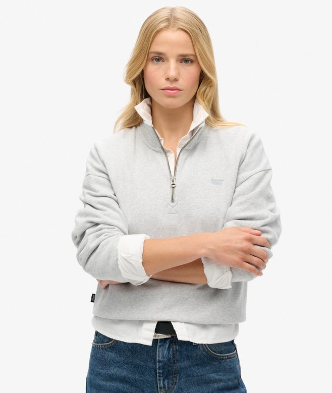 Essential Half Zip Sweatshirt Essential Half Zip Sweatshirt