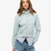 Essential Logo Cropped Zip Hoodie