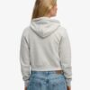 Essential Logo Cropped Zip Hoodie