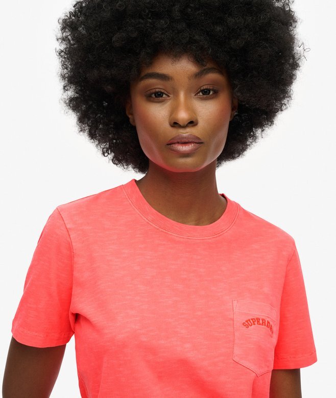 Essential Logo Garment Dye Pocket T-shirt Essential Logo Garment Dye Pocket T-shirt