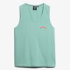 Essential Logo Garment Dye Vest Top
