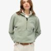 Essential Logo Oversized Half Zip Sweatshirt