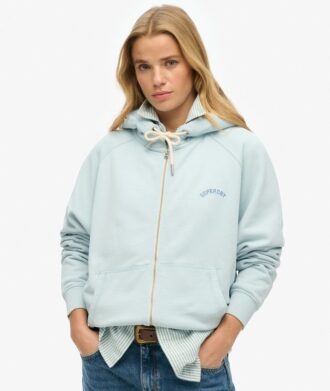 Essential Logo Oversized Raglan Zip Hoodie Essential Logo Oversized Raglan Zip Hoodie