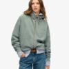 Essential Logo Oversized Raglan Zip Hoodie