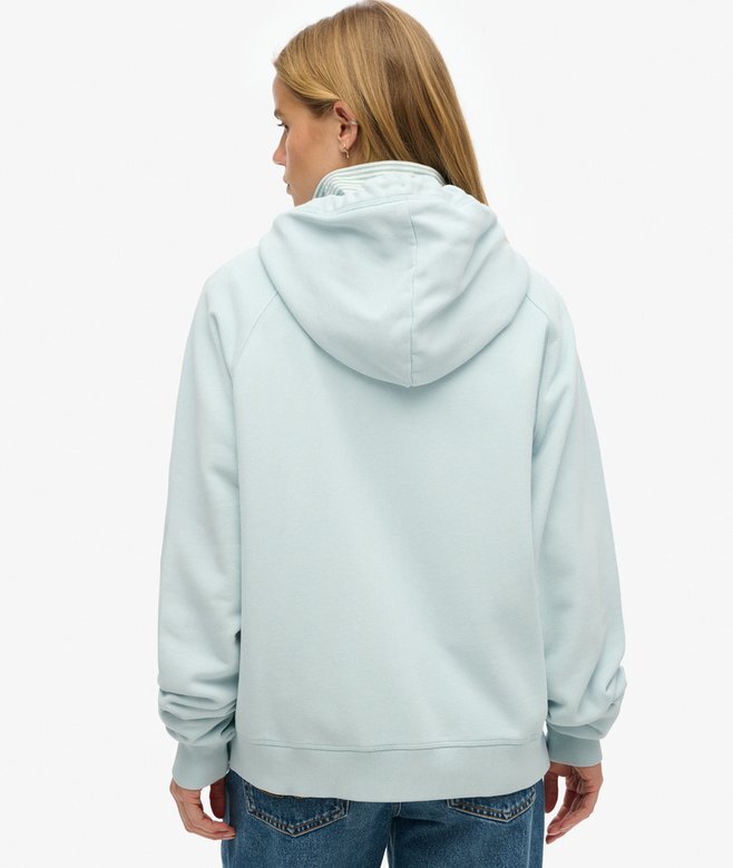 Essential Logo Oversized Raglan Zip Hoodie Essential Logo Oversized Raglan Zip Hoodie