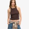 Essential Logo Racer Vest Top Essential Logo Racer Vest Top