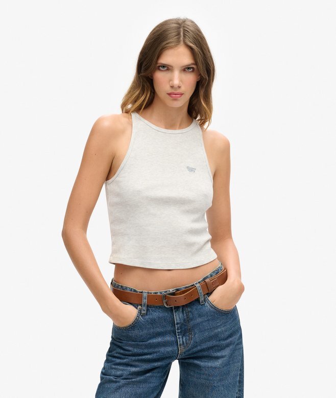 Essential Logo Racer Vest Top Essential Logo Racer Vest Top