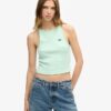 Essential Logo Striped Racer Vest Top Essential Logo Striped Racer Vest Top