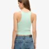 Essential Logo Striped Racer Vest Top Essential Logo Striped Racer Vest Top