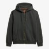 Essential Logo Washed Zip Hoodie Essential Logo Washed Zip Hoodie