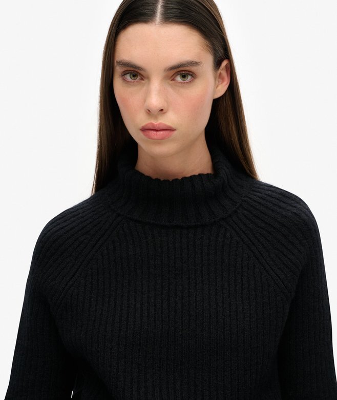 Essential Rib Knit Rollneck Jumper Essential Rib Knit Rollneck Jumper