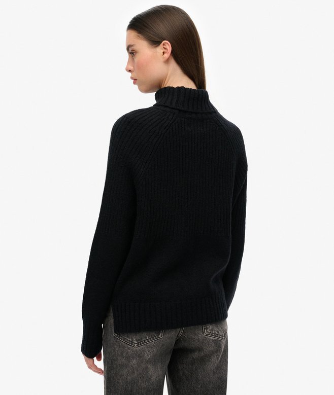 Essential Rib Knit Rollneck Jumper Essential Rib Knit Rollneck Jumper