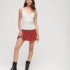 Essential Rib Lace Cami Top i Organic Cotton