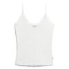 Essential Rib Lace Cami Top i Organic Cotton