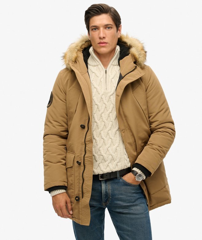 Everest Hooded Faux Fur Parka Coat Everest Hooded Faux Fur Parka Coat