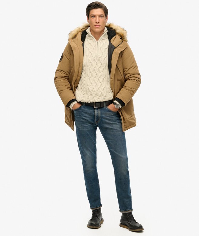 Everest Hooded Faux Fur Parka Coat Everest Hooded Faux Fur Parka Coat
