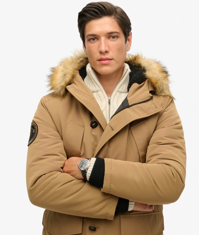 Everest Hooded Faux Fur Parka Coat Everest Hooded Faux Fur Parka Coat
