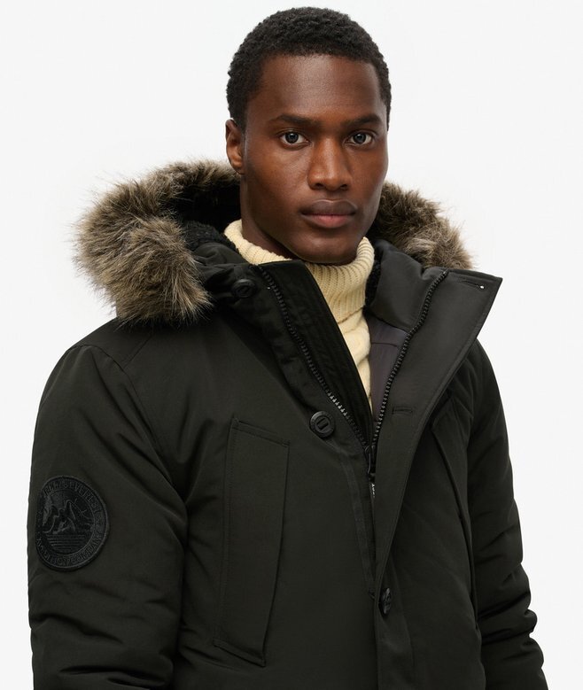 Everest Hooded Faux Fur Parka Coat Everest Hooded Faux Fur Parka Coat