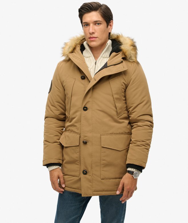 Everest Hooded Faux Fur Parka Coat Everest Hooded Faux Fur Parka Coat