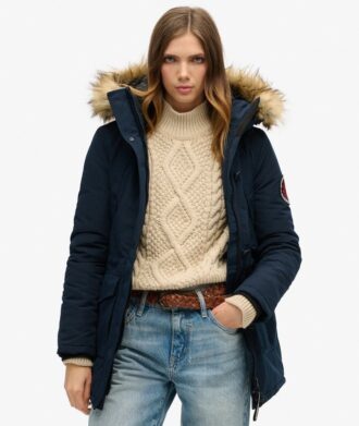 Everest hooded fuskpäls parkas Everest hooded fuskpäls parkas