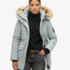 Everest hooded fuskpäls parkas