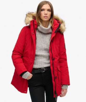 Everest hooded fuskpäls parkas Everest hooded fuskpäls parkas