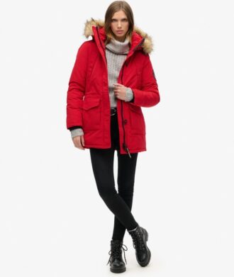 Everest hooded fuskpäls parkas Everest hooded fuskpäls parkas