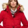 Everest hooded fuskpäls parkas