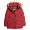 Everest hooded fuskpäls parkas