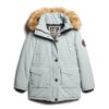 Everest hooded fuskpäls parkas