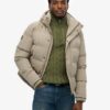 Everest kort Hooded Pufferjacka