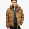 Everest kort Hooded Pufferjacka