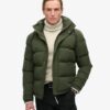 Everest kort Hooded Pufferjacka